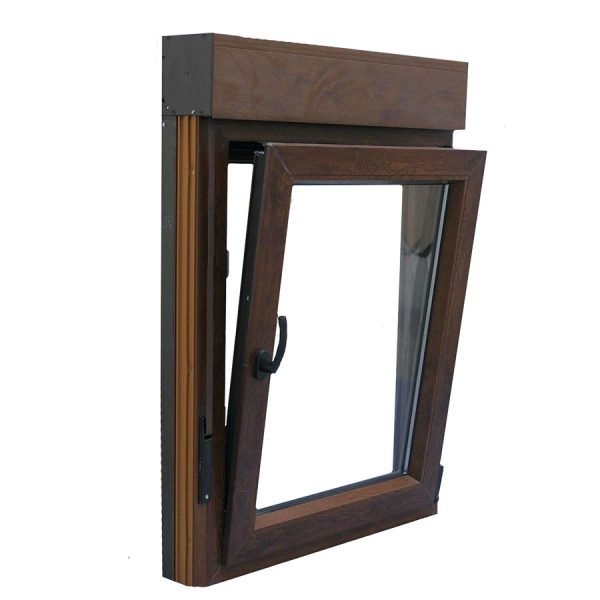 Ventana PVC 1 hoja nogal oscilobatiente